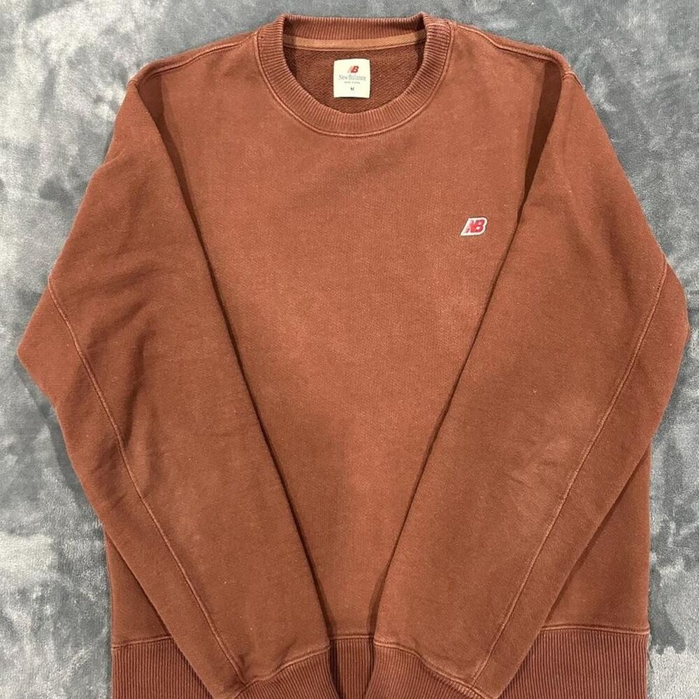 New-balance Men's Burgundy and Brown Sweatshirt